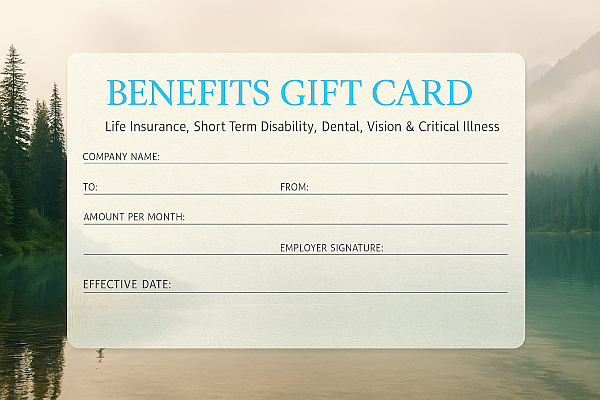 Benefits gift card